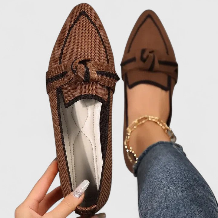 Maya | Black Loafers Women Chic Slip-On Style 2