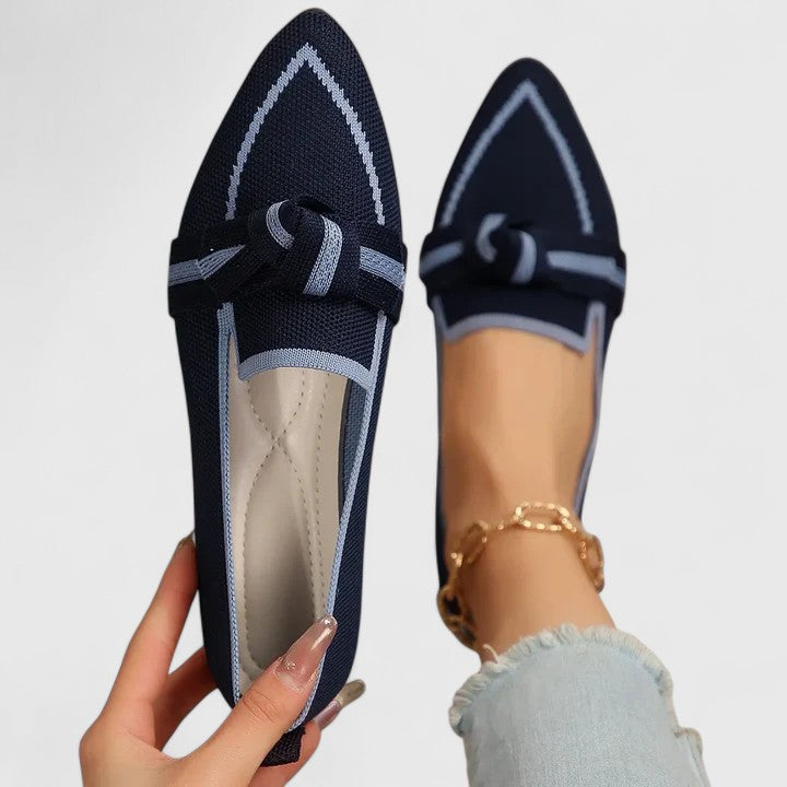 Maya | Black Loafers Women Chic Slip-On Style 4