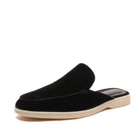 Reid | Men's Mule Loafers Slip-On Backless Faux Suede