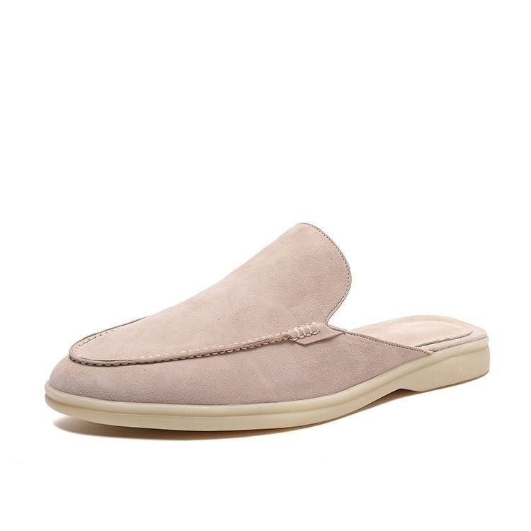 Men’s Backless Loafer Slip-On Suede Style Summer Shoes 4