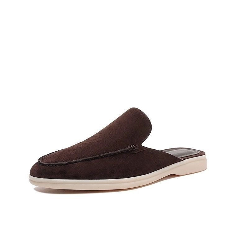 Men’s Backless Loafer Slip-On Suede Style Summer Shoes 5