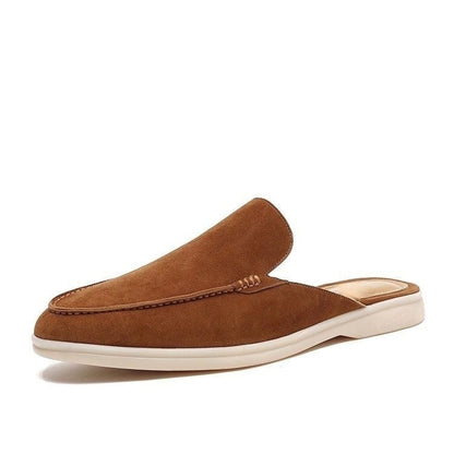 Men’s Backless Loafer Slip-On Suede Style Summer Shoes 6