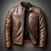 Elijah | Men's Faux Leather Zip-Up Jacket for Fall