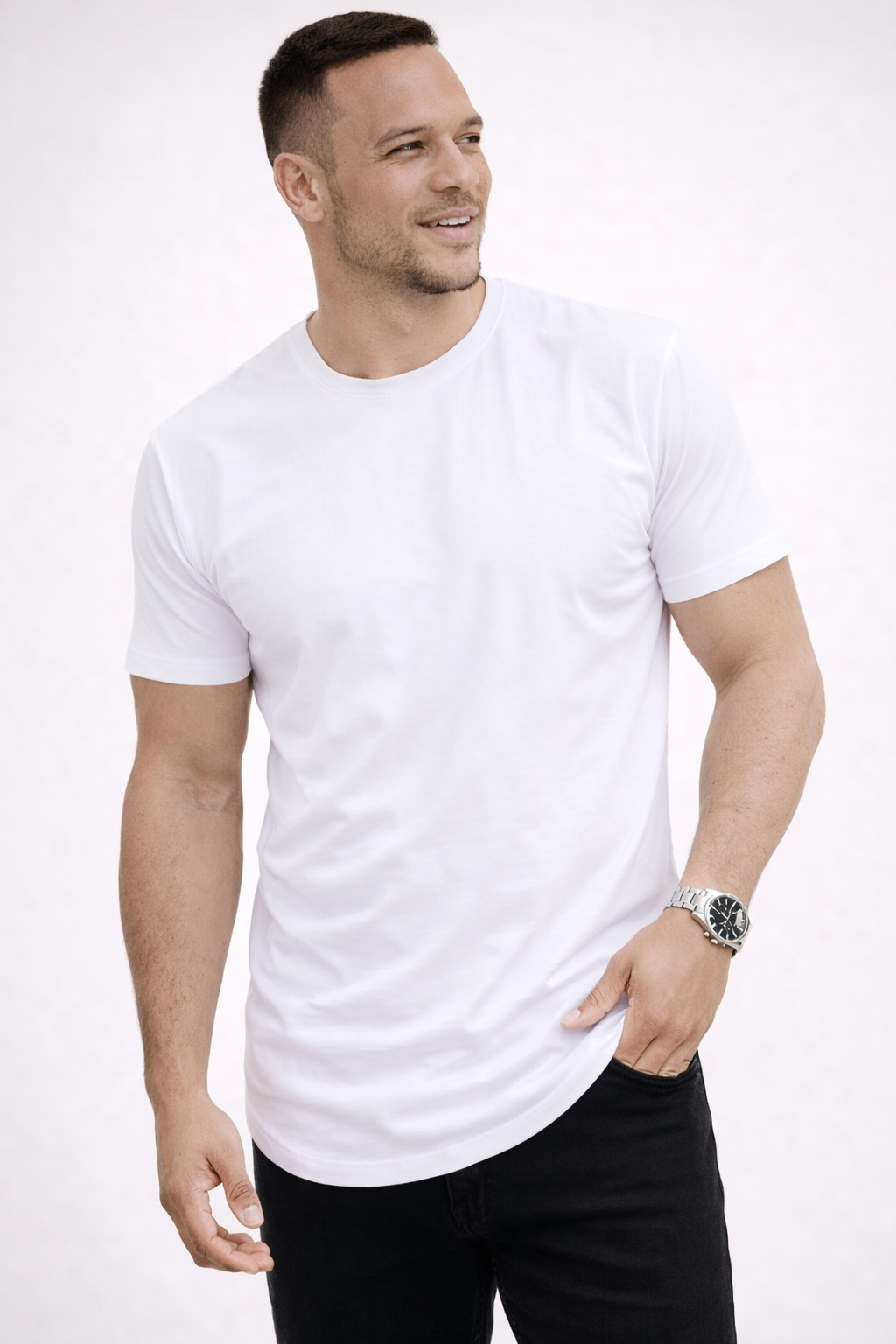Men’s Essential Cotton Blend T-Shirt – Timeless Style & Everyday Comfort 1