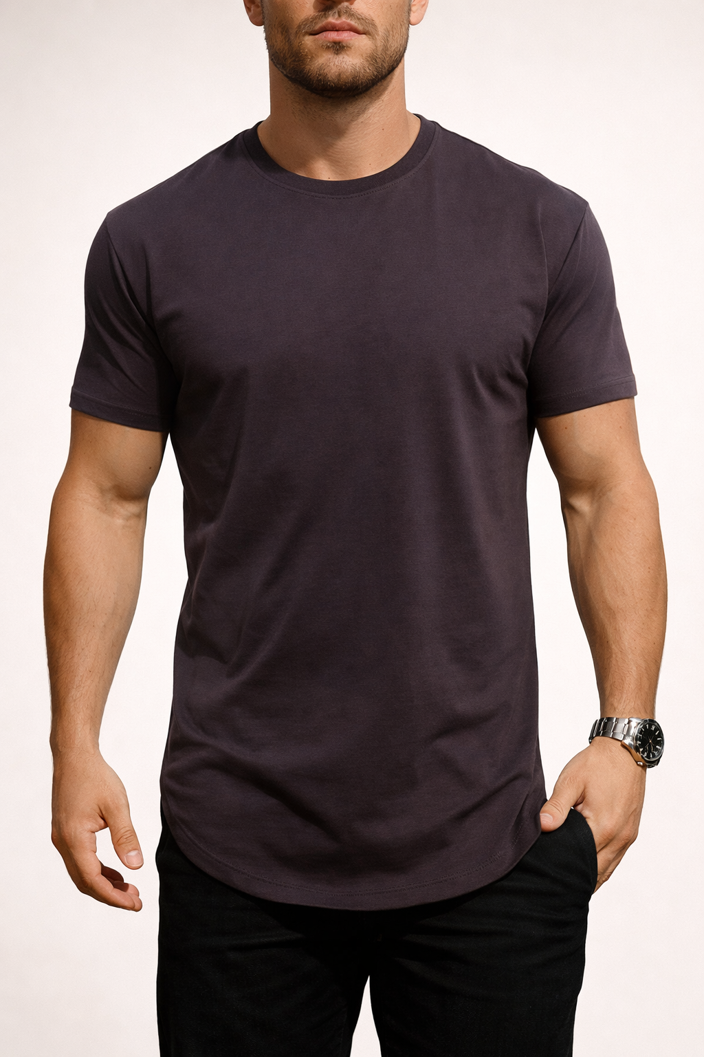 Men’s Essential Cotton Blend T-Shirt – Timeless Style & Everyday Comfort 2