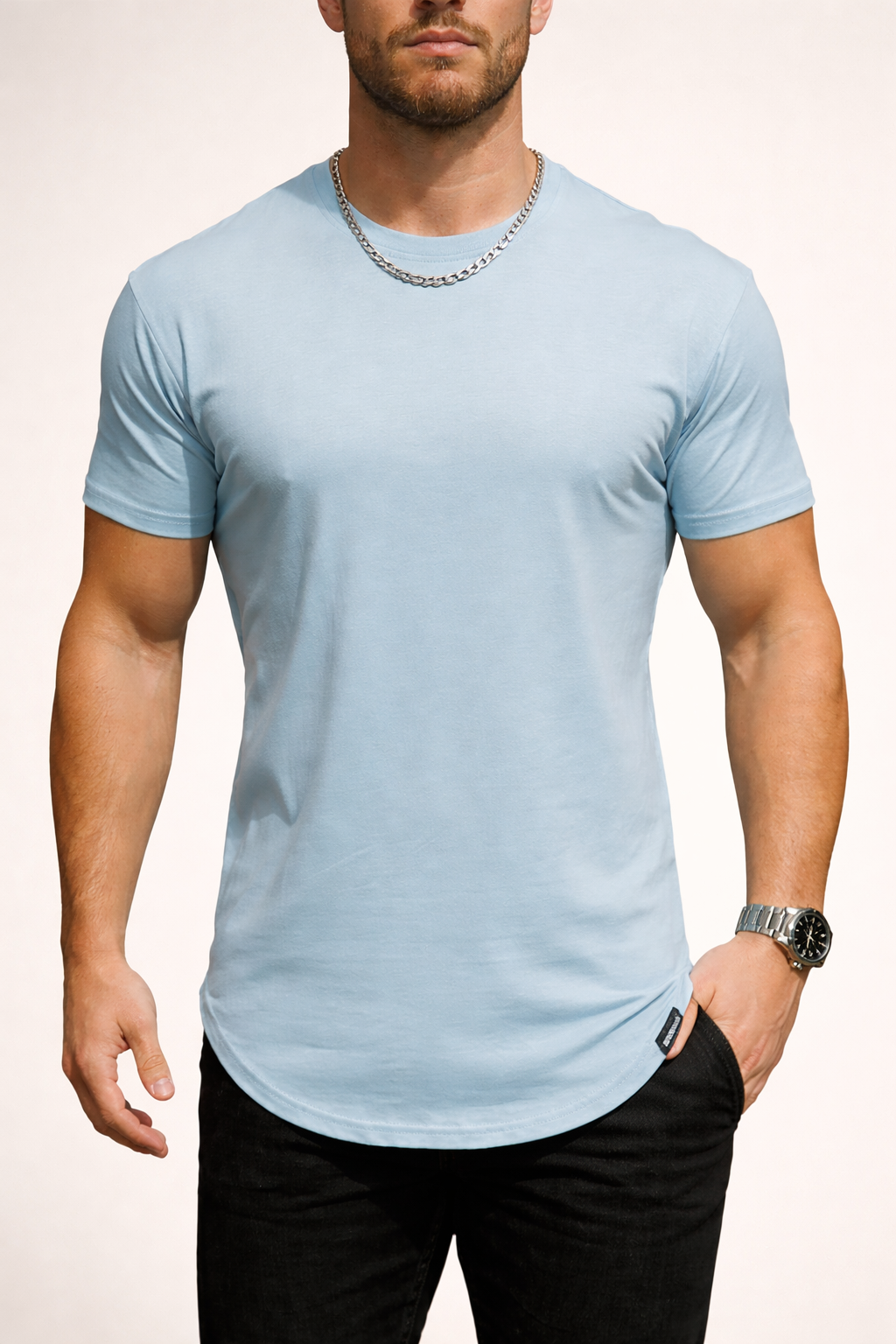 Men’s Essential Cotton Blend T-Shirt – Timeless Style & Everyday Comfort 5