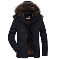 Noah | Men's Fleece-Lined Hooded Parka Jacket for Fall