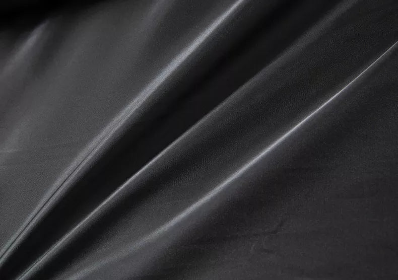 Men's long winter coat in gray