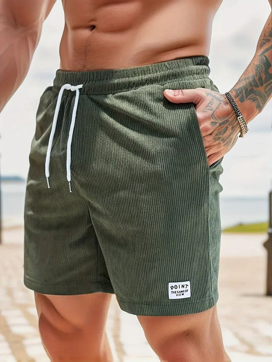 Men's Shorts Casual Fit Adjustable Drawstring 0