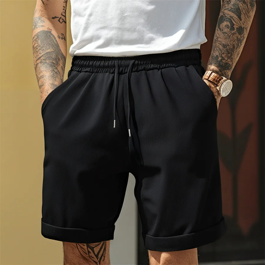Men's Shorts Relaxed Fit Above-Knee Length 2
