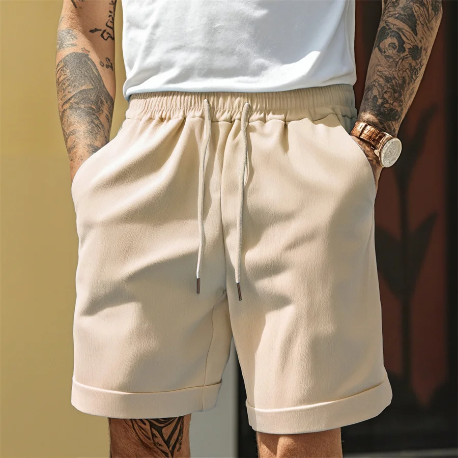 Men's Shorts Relaxed Fit Above-Knee Length 3