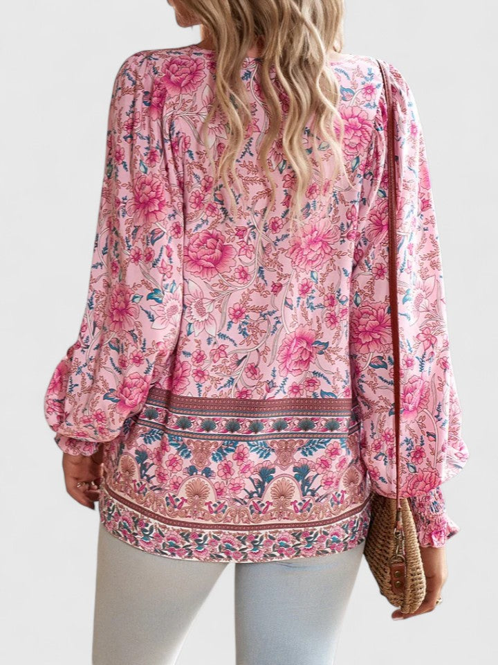 Mia | Floral Blouse Long Sleeve Relaxed Fit 2