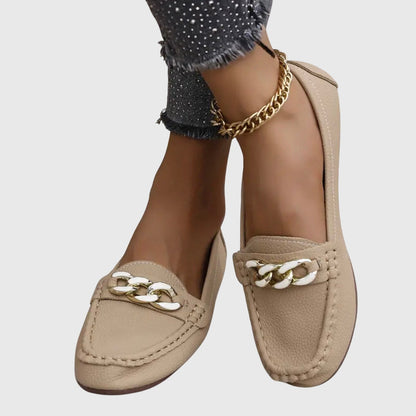 Mia | Loafers For Women Chic Gold Chain Detail 5