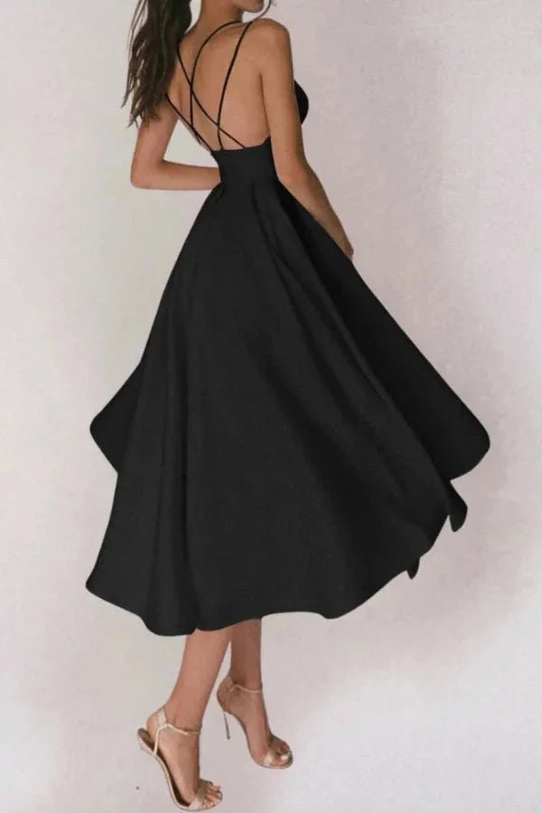 Mia | V Neck Dress Strappy Adjustable Floral 1