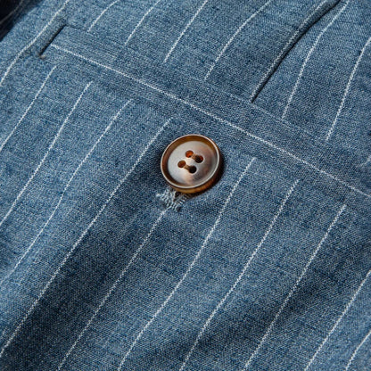Men's cotton linen drawstring pants