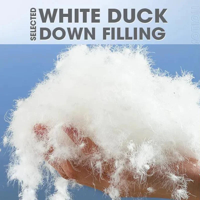 Duck down puffer jacket with detachable hood