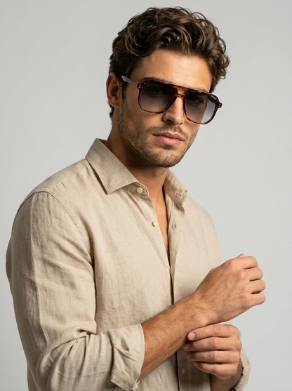blue Square Sunglasses