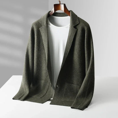 Lydia cashmere cardigan in sandstone beige