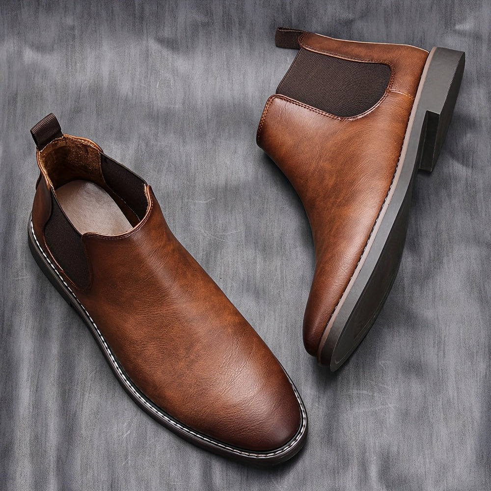 Men's Refined Slip-On Chelsea Boots