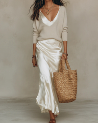 Harper | Women's Two-Piece Maxi Set, Elegant Wedding Guest Ensemble