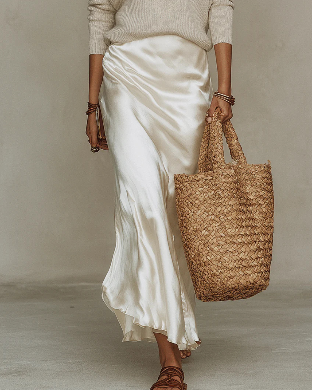 Women's white two-piece maxi wedding guest dress set