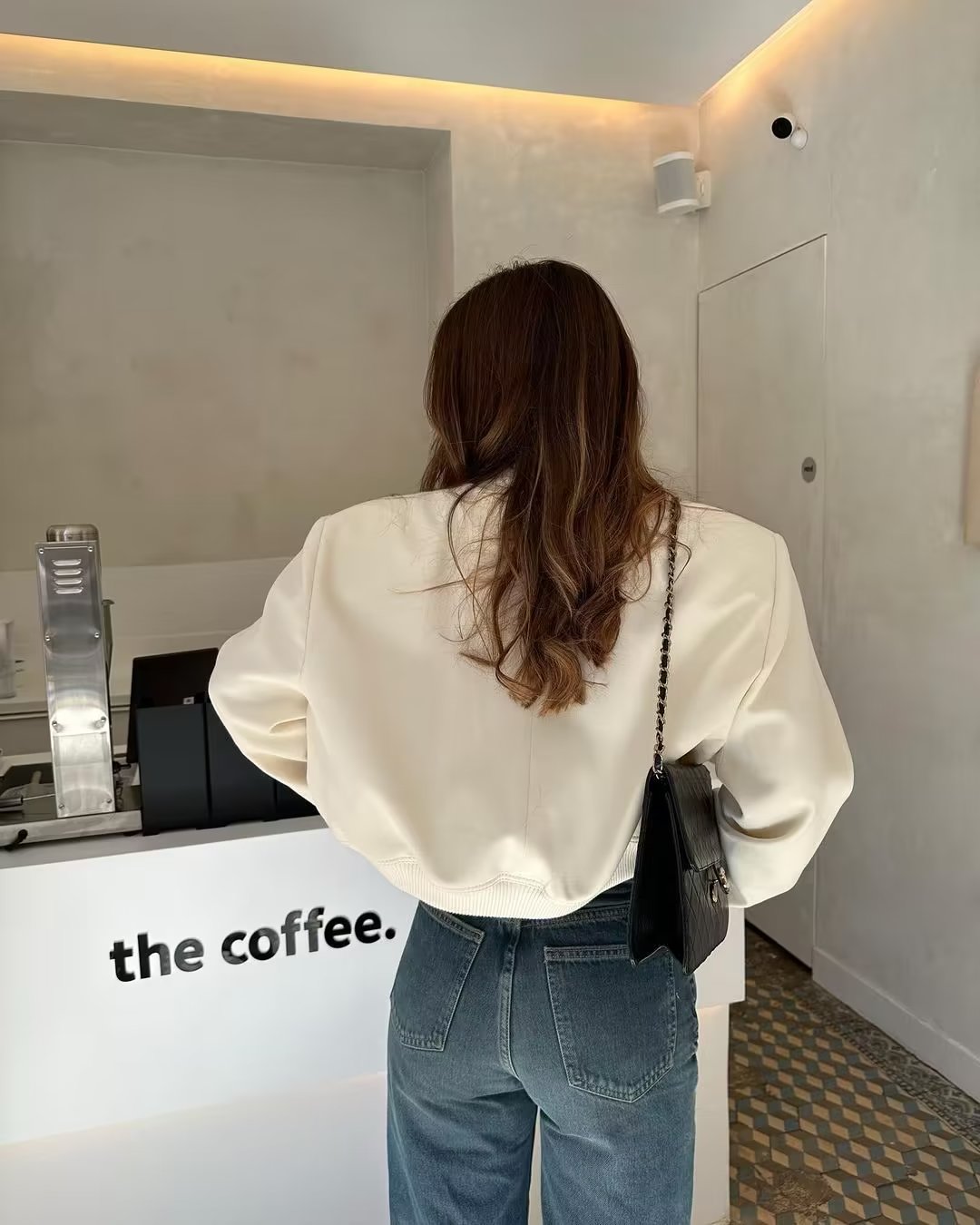 Oversized Bomber Jacket with Ribbed Collar and Cuffs – view 5