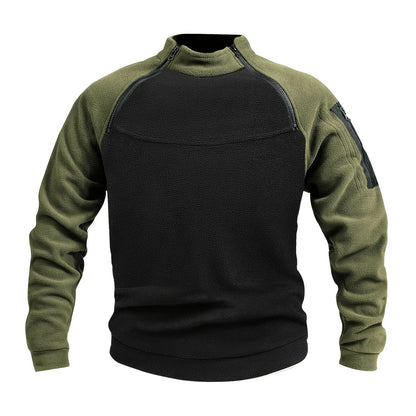 Men's Mock-Neck Pullover, Zip-Detail Winter Knit Top