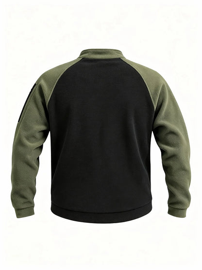 Men's Mock-Neck Pullover, Zip-Detail Winter Knit Top