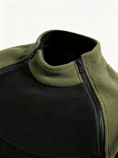 Men's Mock-Neck Pullover, Zip-Detail Winter Knit Top