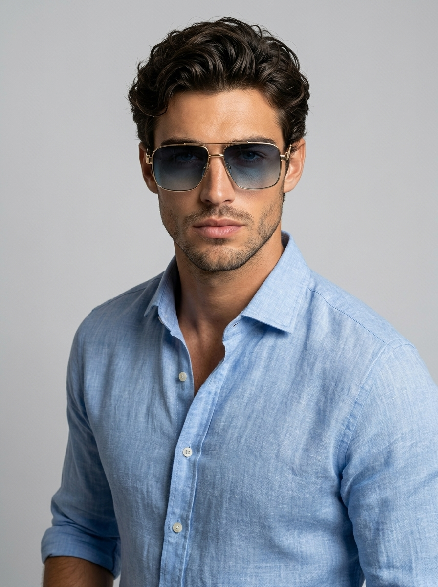 turquoise Aviator Sunglasses