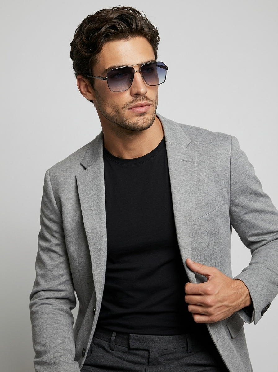 turquoise Aviator Sunglasses