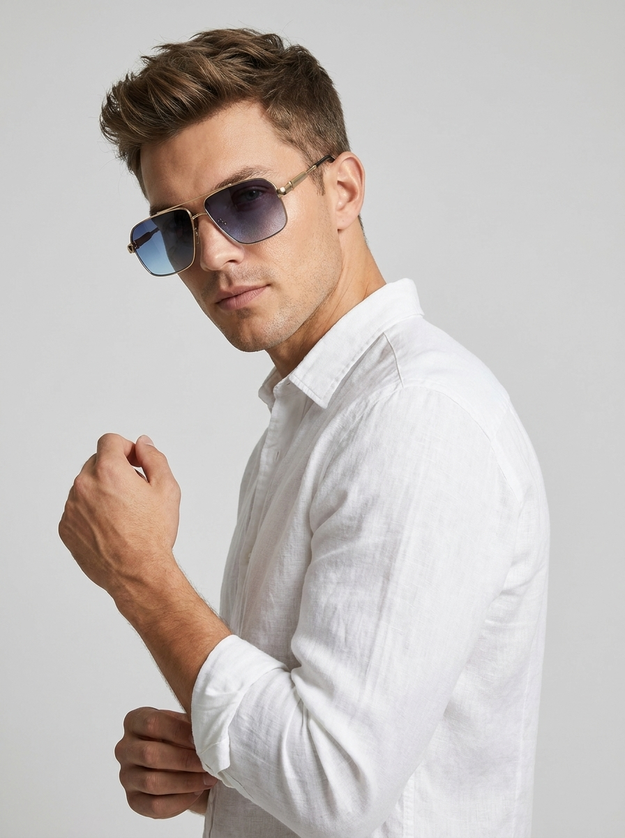 turquoise Aviator Sunglasses