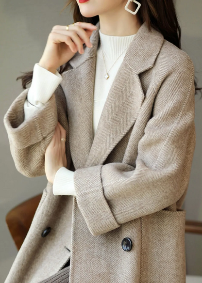 Belted Double-Breasted Editorial Trench Coat
