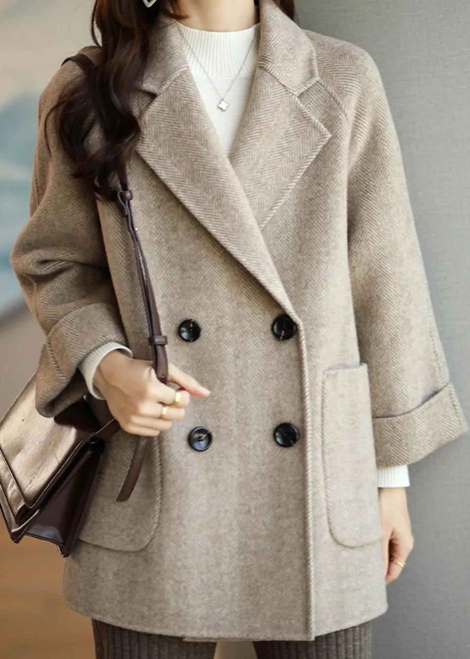 Belted Double-Breasted Editorial Trench Coat – view 5
