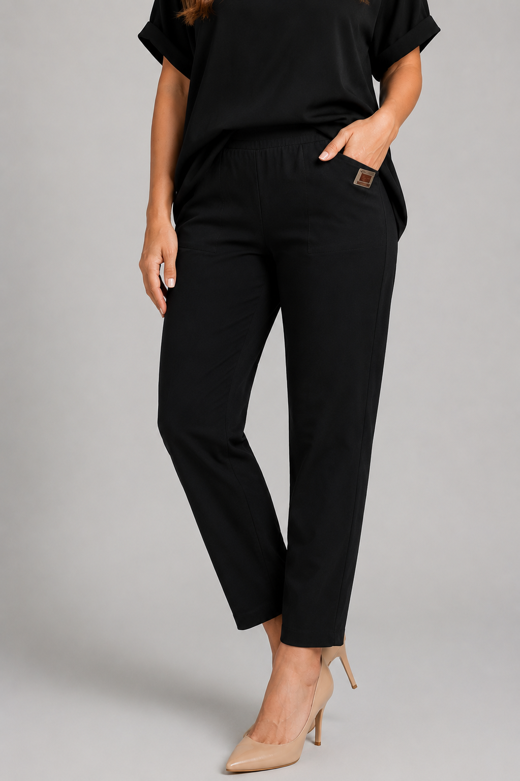 Women's khaki Cotton Pants for Everyday Wear