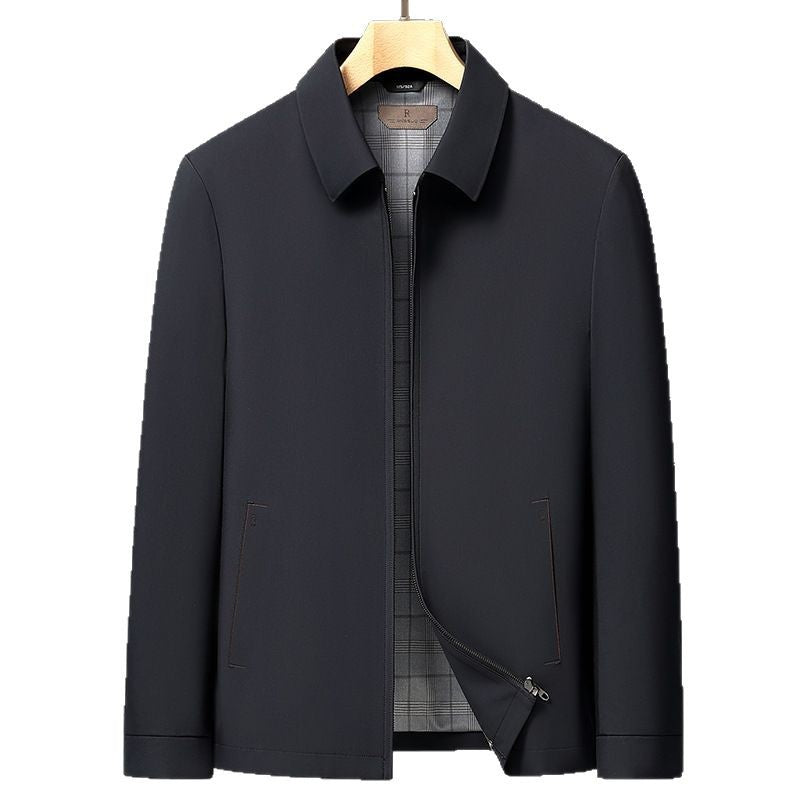 Notch-Lapel Tailored Chic Overcoat with Set-In Pockets – view 2