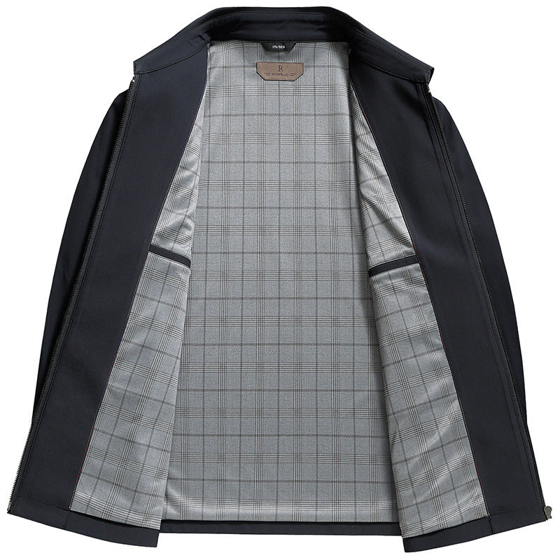 Notch-Lapel Tailored Chic Overcoat with Set-In Pockets – view 3