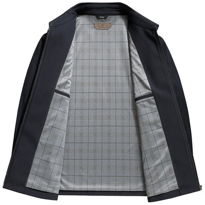 Notch-Lapel Tailored Chic Overcoat with Set-In Pockets – view 3