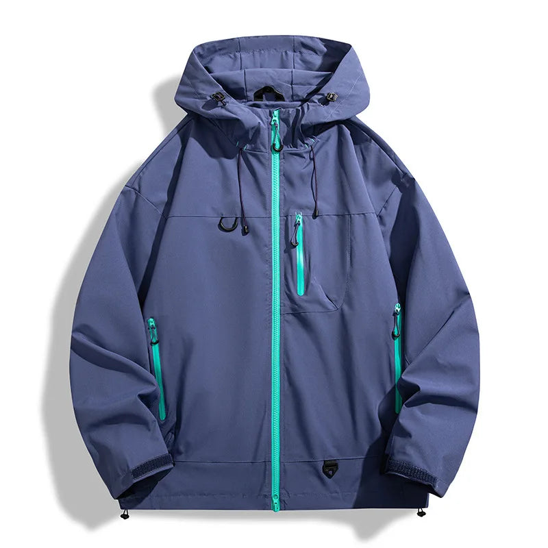 Brianna rain jacket in purple