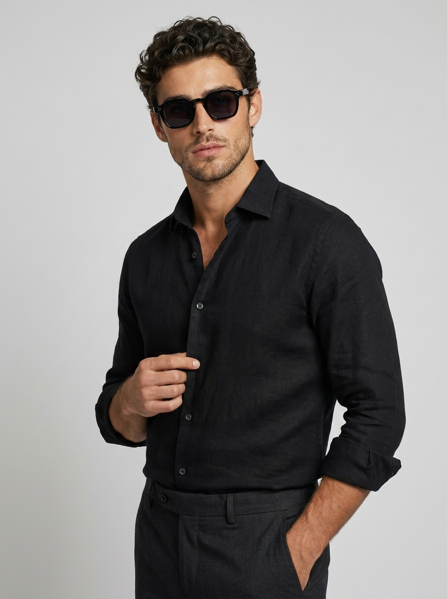 brown Bold Retro Acetate Sunglasses