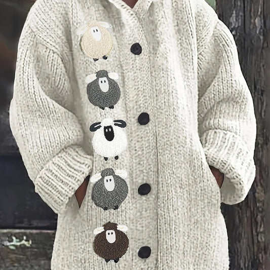 Women's Hooded Cardigan, Cozy Cold-Weather Knitwear