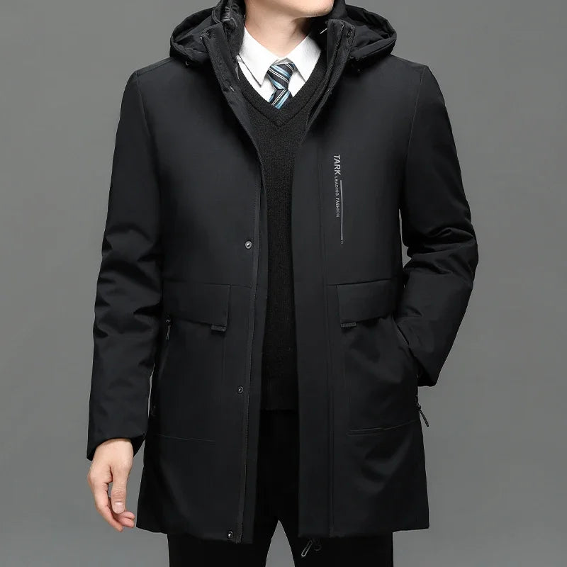 Men's duck down puffer coat