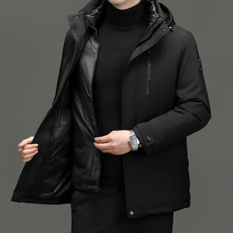 Men's duck down puffer coat