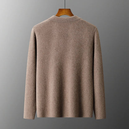 Men's double-breasted cashmere blazer