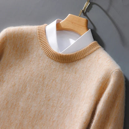 Men's cashmere knit sweater