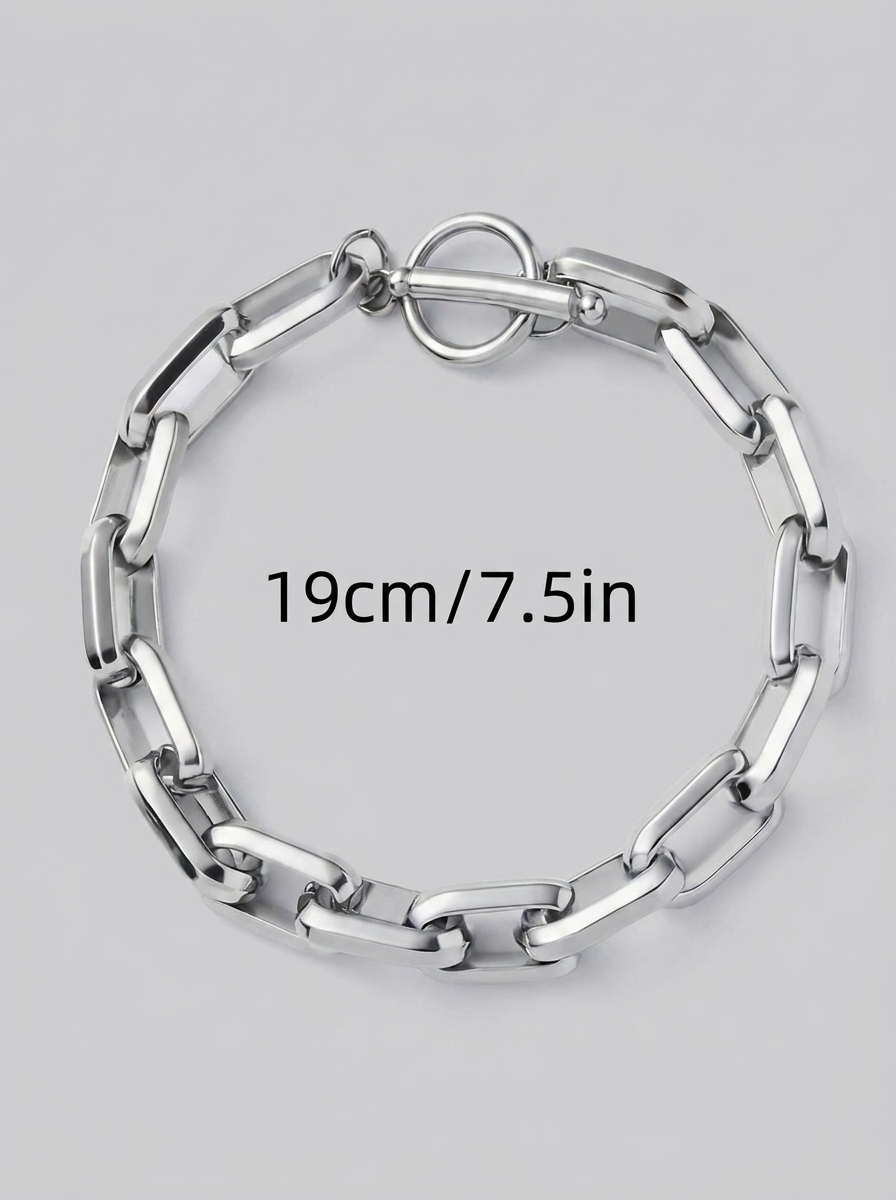 Men's Stainless Steel Chain Bracelet
