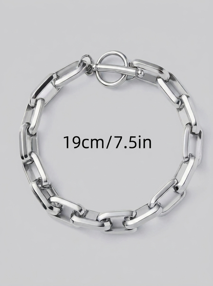 Men's Stainless Steel Chain Bracelet