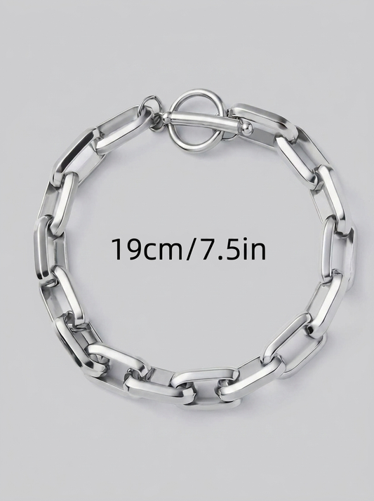 Men's Stainless Steel Chain Bracelet