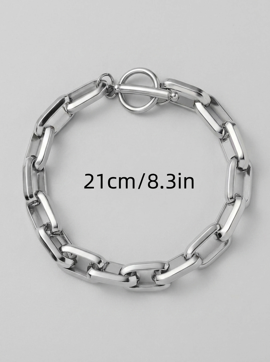 Men's Stainless Steel Chain Bracelet