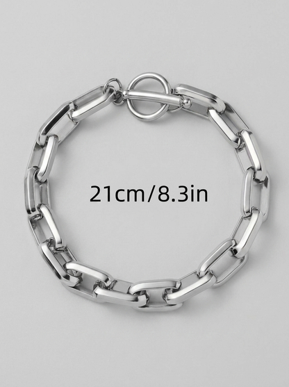 Men's Stainless Steel Chain Bracelet